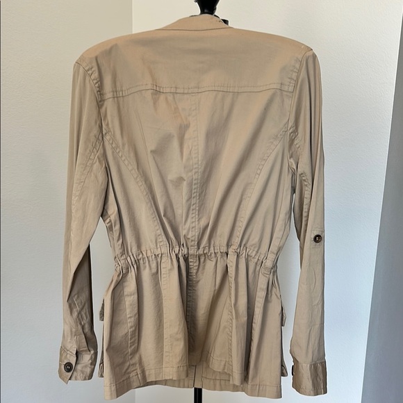 NWOT- Tan Adjustable Utility Jacket with Rhinestone Detail - Picture 8 of 12